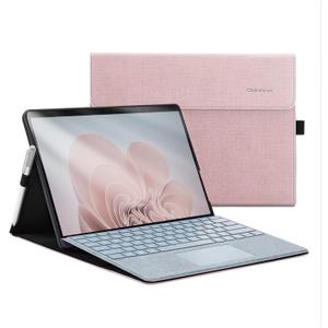 Omnpak Microsoft Surface Pro 11/10/9 Case, Lightweight Protective, Multiple Angle, Stylus Holder, Designed for Surface 11th Edition AI 2024/Pro 9 5G 13" 2022, Compatible with Type Cover Keyboard (Pink)