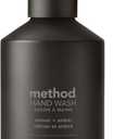 Method Gel Hand Soap, Vetiver + Amber, Reusable Black Aluminum Bottle, 12 oz (Pack of 3)