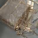 Hoteam 12 Pack 6 x 8 Inches Floating Frame for Photo 4 x 6 Inches, Glass Floating Picture Frame Collection Vintage Metal Minimal Ornate Easel for Wedding Pictures Photos Desk Tabletop Display (Gold)