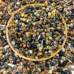 FANTIAN 20lbs Natural Fish Tank Gravel,1/4 Inch Pea Gravel. Mixed Color River Rocks for Aquarium, Succulent, Vase, Cactus Bonsai, Plant Soil Cover and Outdoor Landscaping Rocks