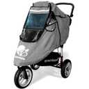 Stroller Rain Cover,Universal Stroller Accessory,Waterproof,Windproof Protection,Protect from Dust Snow,Baby Travel Weather Shield,Rainproof Nano-Coating Elastic Band,Grey