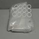 EurCross Shower Curtain Liner 78inches Long, 5 Magnets Shower Liner for Bathroom Shower Curtain 72 X 78 inch Heavy Duty Waterproof Thick EVA, Cobblestone