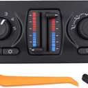 MOTOKU Manual Air Conditioning Climate Control Module for Chevy for GMC Trailblazer Envoy Tahoe Yukon Silverado Suburban Sierra 1500 2500 3500 for Cadillac Escalade for Buick Rainier 2003-2007