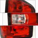 Wildwolf Tail Lights for Chevy Silverado 2007-2014-1500 2500 3500 2500HD 3500HD - Rear Brake Turn Signal, Black border, Rear Left Drive Side