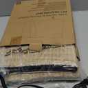 Cat Heating Pad, Waterproof Heated Cat Dog Bed with Adjustable Temperature & Timer, Electric Pet Mat for Indoor Cats Dogs, Chew Resistant Steel Cord（Large : 35"x24" Brown）