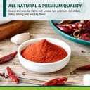 Soeos Sichuan Chili Powder,16oz (454g), Medium Hot, Dried and Crushed Red Chili Pepper Flakes, Premium Chili Powder for Pizza, Chowder, Seafood, and Pasta