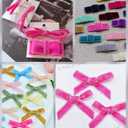 Vintage Hot Pink Velvet Ribbon 5/8 Inch Wide 50 Yards for Christmas Tree Gift Wrapping Flower Bouquet Home Decoration DIY Projects