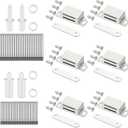 Jetec 125 Pieces Plantation Shutter Repair Kit Includes 85 Pcs Spring Loaded Shutter Pins, 8 Sets Plantation Shutters Magnets and 32 Screws for Windows, Shutter, Furniture, Tools Supplies