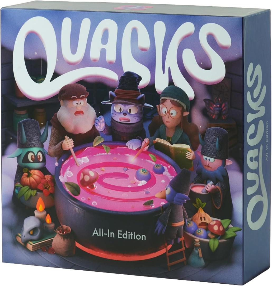 Quacks: All-in Edition Board Game Formerly of Quedlinburg, the New Look and New Name for the Classic Game of Exploding Potions