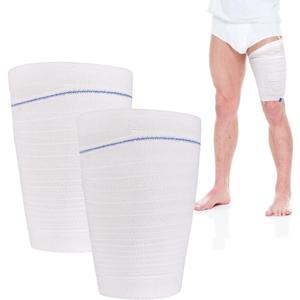 Catheter Leg Bag Holder 2 Count Fabric Catheter Sleeves Urine Leg Bag Holder - Urinary Drainage Bag Stay in Place Urine Bags for Legs Foley Catheter Bag Holder Strap for Men or Women Wheelchairs (M)