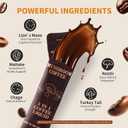 Cold Brew Mushroom Coffee, 15 Packets, Coffee Concentrate Liquid with 5 Adaptogenic Mushrooms, 100% Arabica Bean Extract for Immunity - Sugar Free, Keto, Vegan (EXP 05/11/27)
