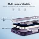 Korecase Magnetic for iPhone 16 Pro Case 6.3" [Compatible with Magsafe] Military-Grade Drop Proof Double Protection Bumper Phone Case Cover for iPhone 16Pro Frosted Purple