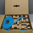 U.S. Pool Supply Handheld Pool Vacuum Cleaner - Manual Rechargeable Pool Vacuum for Above Ground Pools, Hot Tub Spa Vac - Cordless, Powerful Suction, Inground, Scrub Brush Head, Cleaning Leaves Debris