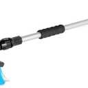 Camco RV Flow-Through Wash Brush - Features an Adjustable Handle, a Standard Garden Hose Connection, and an On/Off Button to Control Water Flow (43633)