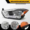 Driver Side Halogen Headlight Compatible with Kicks S/SR/SV 2018-2020 Headlamp 26060-5RL0A NI2502264 (Left)