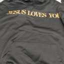 Black Hoodie Jesus Loves You