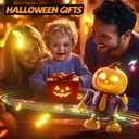 Kids Toys Halloween Robot Pumpkin Toy, Prank Toys with Music & Dancing Toy Gifts for Boys & Girls Ages 3 to Up