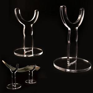 Shofar Stand,Shofar Holder,Acrylic Shofar display stand,shofar collection display stand,for shofar home decoration (Transparent)