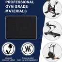 6 Pack Treadmill Mat Pads, Exercise Equipment Mat for Floor Protection, High Density Anti Vibration Pad for Treadmill, Walking Pad, Exercise Bike, Washing Machine and Floor Protection