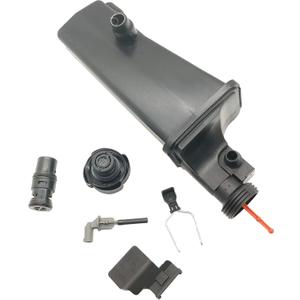 Engine Coolant Recovery Reservoir Expansion Coolant Tank + Cap with Sensor + Thermostat for 1999-2006 BMW E46 325Ci 330Ci 325i 325xi 330i 330xi X3 X5 17117573781 17111437362