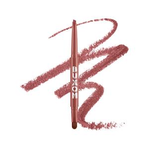 BUXOM Power Line Plumping Lip Liner, Long Lasting, Waterproof & Retractable Lip Pencil, Moisturizing Formula with Peptides & Vitamin E, Matte Finish, Cruelty-Free, No Sharpening Needed (AA Hush Hush Henna (Cinnamon shade))