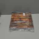 Felt Wood Grain Dart Board Wall Protectors Square Dart Board Backing Tiles Dartboard Backboard Cork Backboard Alternative (24 x 24 x 0.5 Inch)