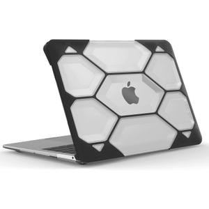IBENZER Hexpact Compatible with New MacBook Air 13 Inch Case 2022 2021 2020 M1 A2337 A2179 A1932, Heavy Duty Protective Case for Apple Mac Air 13 Retina with Touch ID, Clear, HAT13-CL