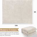 Pauwer 8x10 Washable Area Rugs for Living Room Modern Beige Solid Color Soft Fluffy Rugs for Bedroom Non Slip Boho Accent Indoor Mat Floor Carpet Cover for Kids Room Dining Room Kitchen Office
