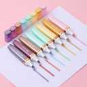 Mr. Pen- Glitter Highlighters, 8 Pack, Pastel & Metallic Colors, Chisel Tip Glitter Highlighter Markers for Journaling, Notes, Planners & Creative Highlighting