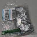 2 inch Heavy Duty Casters Set of 4, Rubber Stem Wheels for Wire Shelving