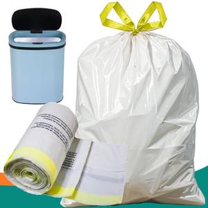 Large Trash Bags, Big Tall heavy duty 21 Gallon Drawstring Trash Bags 1.0 MIL 30 Count - 28" x 34" - Wholesale, Commercial Garbage Bags