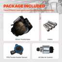 92mm Throttle Body Assembly with TPS IAC for GM Gen III LS1 LS2 LS3 LS6 LS7 LSX LS Throttle Body 4 Bolts Black