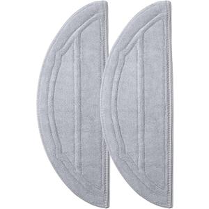 roborock Replacement Mop Cloths for Q10 S5/ Q10 S5+/ S8 Pro/ Q10V/ Q10 VF/ S8 Pro+/ Q10V+/ Q10V+/ Q10 VF+/ Q10 VF5+ MX, Compatible with Single Vibrating Zone Mop Mount, 2-Pack