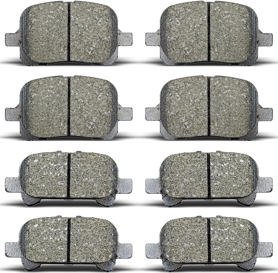 Ceramic Front Rear Brake Pad Set Fit For 2000-2004 For Toyota Avalon,2000-2001 For Toyota For Camry,2000-2003 For Toyota Solara, D707 D828