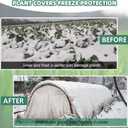 Plant Covers Freeze Protection, 10Ft x 30Ft Frost Cloth Floating Row Covers, 1.1oz/yd Frost Cover Plants Blanket for Winter, Garden Fabric Plant Cover for Vegetables, Pest, Sun Protection