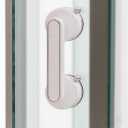 Suction Cup Handle Suitable for Various bathrooms, Kitchens, Showers, Sliding Glass Doors, Cabinets, Drawers (White)