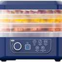 Food Freeze Dryer Machine with 5 Trays for Home, 2025 New Digital Adjustable Timer & Temperature Control, Ideal for Fruits, Meat, Vegetables, Candy & Snacks (Blue)