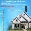 3900+ Miles TV Antenna Indoor, 360 Reception Digital Antenna for Smart TV and Old TVs, HD Antenna for Local Channels with Amplifier Signal Booster Support 4K 8K 1080p -40ft Thick Coaxial Cable