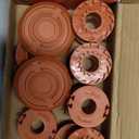 Trimmer Spool Line for Worx 14 Pack WA0010 Edger Spools Replacement for Worx Weed Eater String Suitable for Worx String Trimmers(12 Grass Trimmer Line, 2 Trimmer Cap)