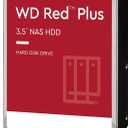 Western Digital 6TB WD Red Plus NAS Internal Hard Drive HDD - 5400 RPM, SATA 6 Gb/s, CMR, 256 MB Cache, 3.5" -WD60EFPX