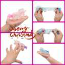 2 x 4 Pack Unicorn Stress Balls Toy Squishy Squeeze Toys for Kids Boys Girls Christmas Stocking Stuffers Birthday Valentines Day Card Prizes Party Favor Gifts