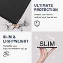 Caweet Case for Nook GlowLight 4 Plus 7.8" 2023 Release, Ultra Lightweight PU Leather Shell Cover with Magnetic Closure, Black