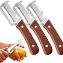 Kitchen multifunctional vegetable peeler 3 in 1, ultra-sharp stainless steel blade, suitable for peeling fruits and vegetables, with bottle opener, (3PCS)