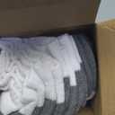 COOVAN 10 Pairs Mens Cushion Ankle Socks Men 10 Pack Low Cut Comfort Breathable Casual Socks (Small-Medium)