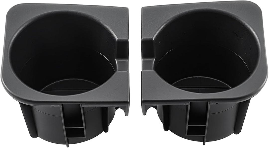 Right & Left Center Console Cup Holder Insert Fit for Toyota for Tacoma 2005-2017 Drink Bottle Hold Replace 66991-04012& 66992-04012