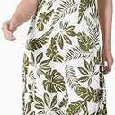 PATPAT Family Matching Summer Outfits, Hawaiian Vacation Women Beach Dress, Girls Sundress, Men and Boys Button Down Shirt, Women XL