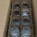 Ruckae 16oz 8 Pack Juice Bottles, Glass Bottles Juicing with Lids, Smoothie Cup Lids and Straws, Water Bottle Mason Jar Drinking Glasses for Juicing, Smoothies, Kombucha (Transparent)