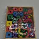 Melissa & Doug Primary Lacing Beads - Educational Toy with 30 Wooden Beads and 2 Laces for Toddlers, Fine Motor Skills Lacing Toys for Toddlers and Kids Ages 3+