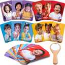 41 Pcs Emotions Flash Cards for Toddlers Feelings Therapy Materials Set Kids Social Skills Activities Emotional Games Autism Aba Speech Include 40 Pcs Communication Learning Cards and a Mirror