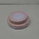 WDF 100pcs Pink Plastic Plates - High-end Baroque Design - Pink and Gold Plates for Upscale Party & Baby Shower - Including 50 Pink Disposable Plates 10.25inch, 50Salad Plates 7.5inch
